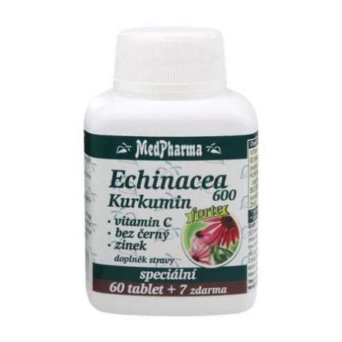 MedPharma Эхинацея 600 мг + куркумин, 67 таблеток